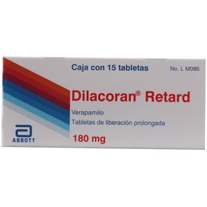 Verapamilo 180 Mg. Dilacoran 15-Tab