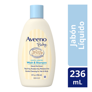Wash&Shampoo  Baby  Aveeno  236.0 - Ml