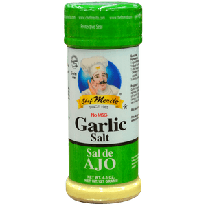 Sazonador  Sal Con Ajo  Chef Merito   4.5 - Oz