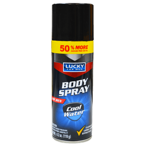 Deo Spray  Men'S Cool Water  Lucky  4.2 - Oz