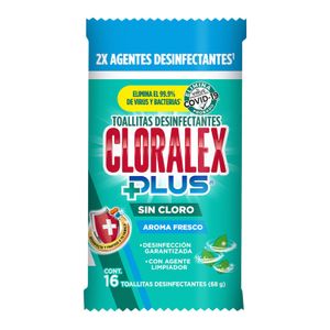 Desinfectante  Toallitas  Cloralex  16.0 - Pza