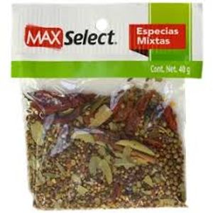 Especias  Mixtas  Max Select  40.0 - Gr