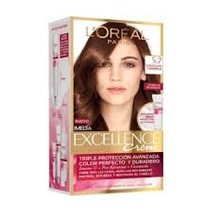 Tinte Cabello   Chocolate Caramelo #5.7   Imedia Exce  1.0 -