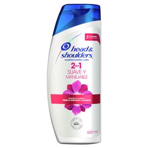 Shampoo  2 En 1 Suave Y Manejable  Head&Shoul  650.0 - Ml