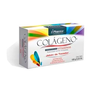 Colageno Jabon Fortalecido  Con Vitaminas 100 Gr  Ipharma  1