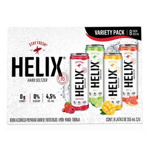 Hard Seltzer   Variedad  Helix  8.0 - Pack