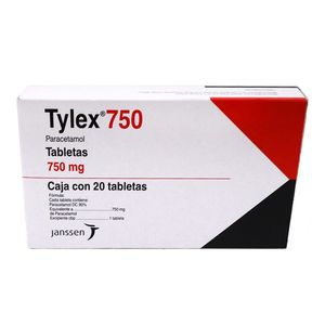 Paracetamol  750 Mg.  Tylex  20.0 - Tab