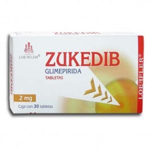 Glimepirida  2 Mg  Zukedib  30.0 - Tab