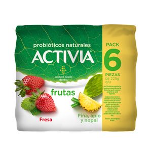 Yoghurt  PiÑA/Fresa  Activia  6.0 - Pack