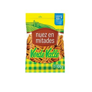 Nuez  Pelada En Mitades  Verde Valle  75.0 - Gr