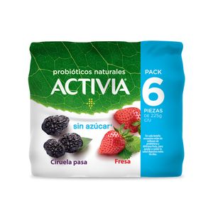 Yoghurt  Fresa/Ciruela  Activia  6.0 - Pack