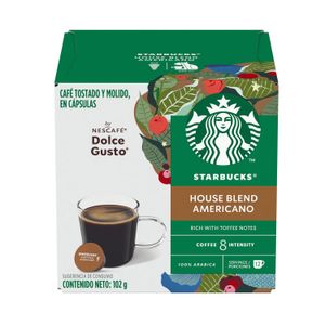 Cafe En capsulas Americano House Blend Starbucks Nespresso 10pz