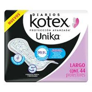 Protectores   Diarios Unika   Kotex   44.0 - Pza