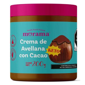 Crema Keto  Avellana Con Cacao  Morama  200.0 - Gr