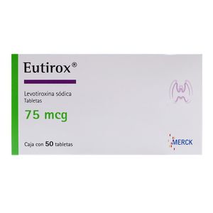 Levotiroxina  75 Mcg  Eutirox  50.0 - Tab