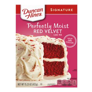 Harina Para Pastel  Signature Red Velvet  Ducan  Hines   15.