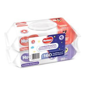 Toallitas Hum  Cuidado Relaj+Hid 80Pzs C/U  Huggies  2.0 - P