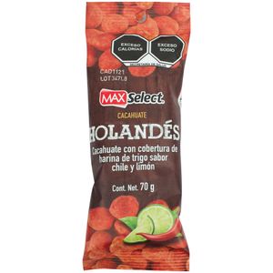Cacahuates   Holandes  Max Select  70.0 - Gr