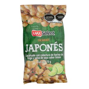 Cacahuate  Japones Limon   Max Select  170.0 - Gr