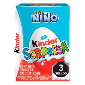 Chocolate  Con Leche Nino T1  Kinder Sorpresa  20.0 - Gr