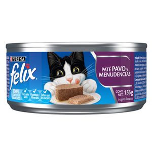 Comida Gato  Pavo Menudencias  Gato Felix  156.0 - Gr