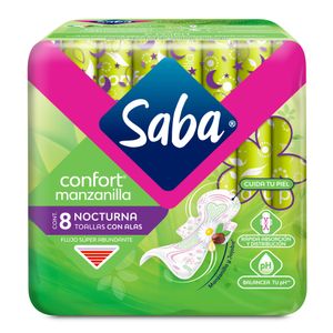 Toalla Fem  Confort Nocturna  Saba  8.0 - Pza