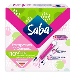 Tampones  Super  Saba  10.0 - Pza