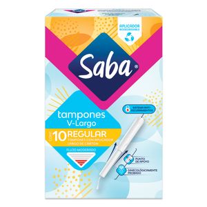 Tampones  Estilos Reg  Saba  10.0 - Pza