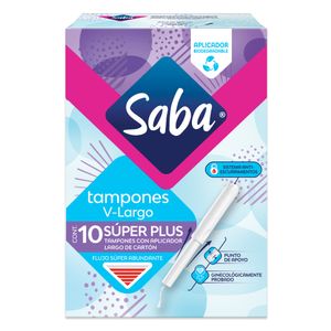 Tampones  Super Plus  Saba  10.0 - Pza