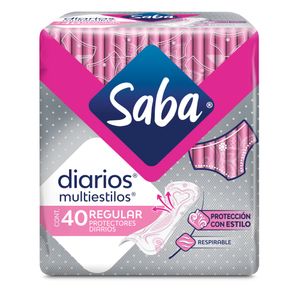 Protectores  Diarios Regular  Saba  40.0 - Pza