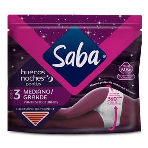 Panties  M Buenas Noches  Saba  3.0 - Pza