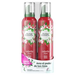 Mousse  Cabello Rizo  Herbal Essences  2.0 - Paq