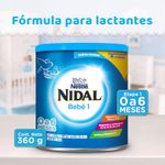 Leche Formula 0-6 Meses Etapa 1 Nidal 350.0 - G