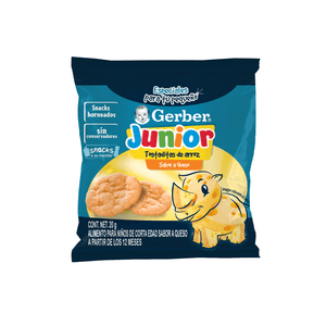 Snacks Junior  Tostaditas  Sabor Queso  Gerber  20.0 - Gr