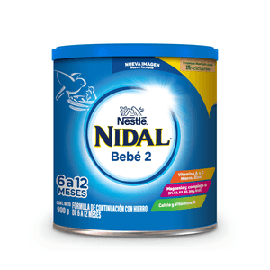 Leche Formula  De 6 A 12 Meses Etapa 2  Nidal  900.0 - Gr