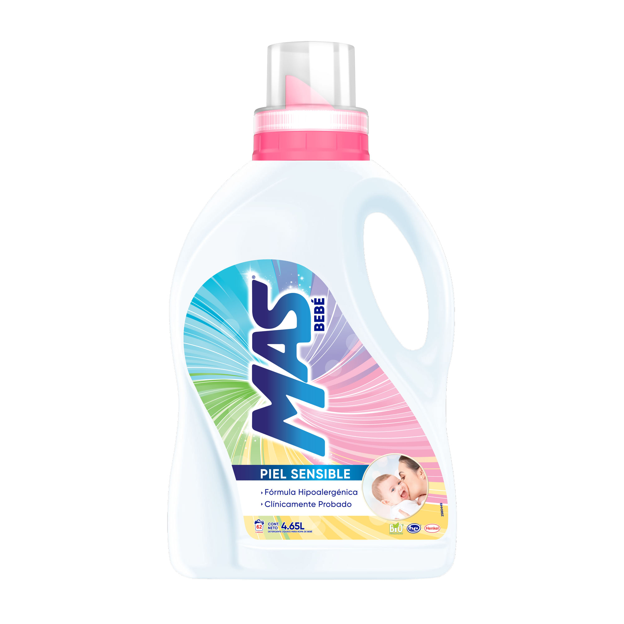 Detergente Liquido Bebe Mas  - Lt