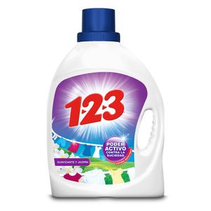 Detergente Liq  Con Suavizante  1-2-3  4.65 - Lt