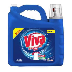 Detergente Liquido  Poder Dual Con Clorox  Viva  6.64 - Lt