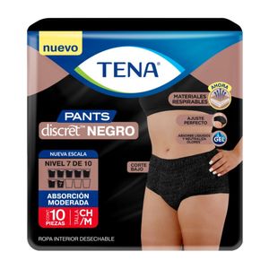 Pants  Discret Negros M  Tena  10.0 - Pza