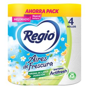 Papel Higienico  Aires De Frescura 200Hd  Regio  4.0 - Pza