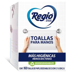 Toalla  Para Manos  Regio  160.0 - Pza