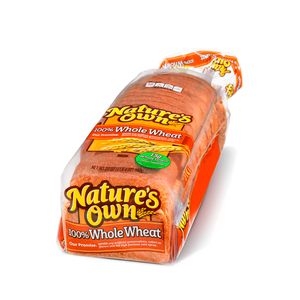 Bread  100% Whole Wheat  Natures Own  567.0 - Gr