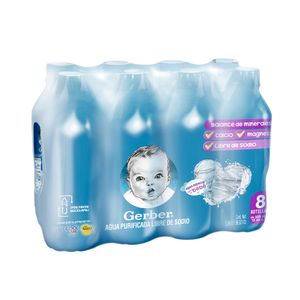 Agua Natural Gerber 8 pack 355 ml