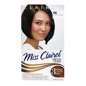 Tinte P/Cabello  48 CastaÑO Osc  Miss Clairol  1.0 - Pza