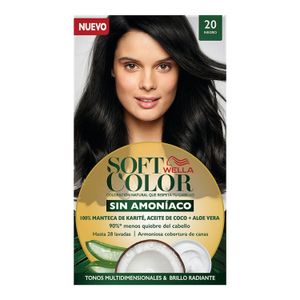 Tinte P/Cabello  Negro #20  Soft Color  1.0 - Pza