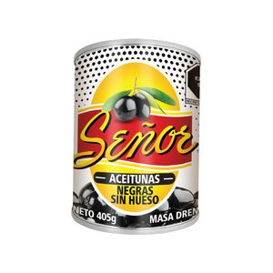 Aceituna Negra Sin Hueso Senor 6-Oz