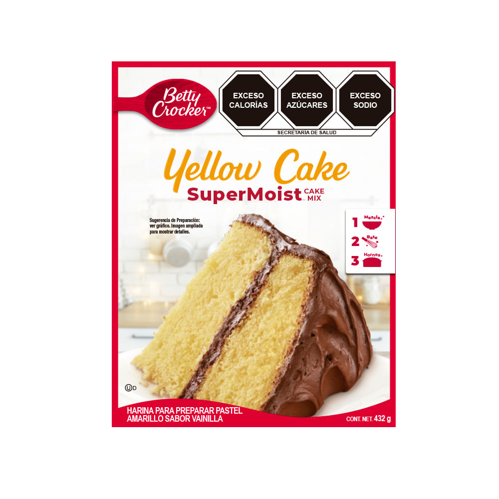 Supermoist Yellow Cake Mix Betty Croc  - Oz