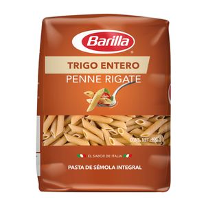 Pasta  Penne Rigate De Trigo Entero  Barilla  400.0 - Gr