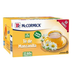 Te  Manzanilla  Mc Cormick  50.0 - Sob