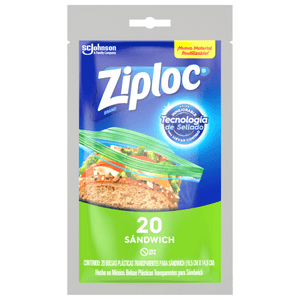 Bolsa  Sandwich  Econopack  Ziploc  20.0 - Pza